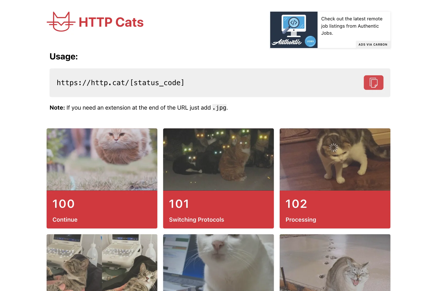 HTTP Cats